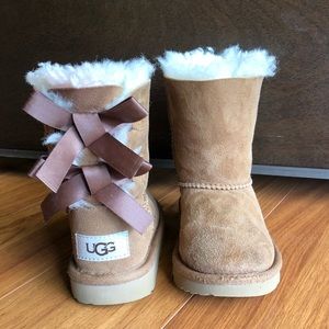 Ugg Bailey Bow II, Chestnut Brown Toddler Boots